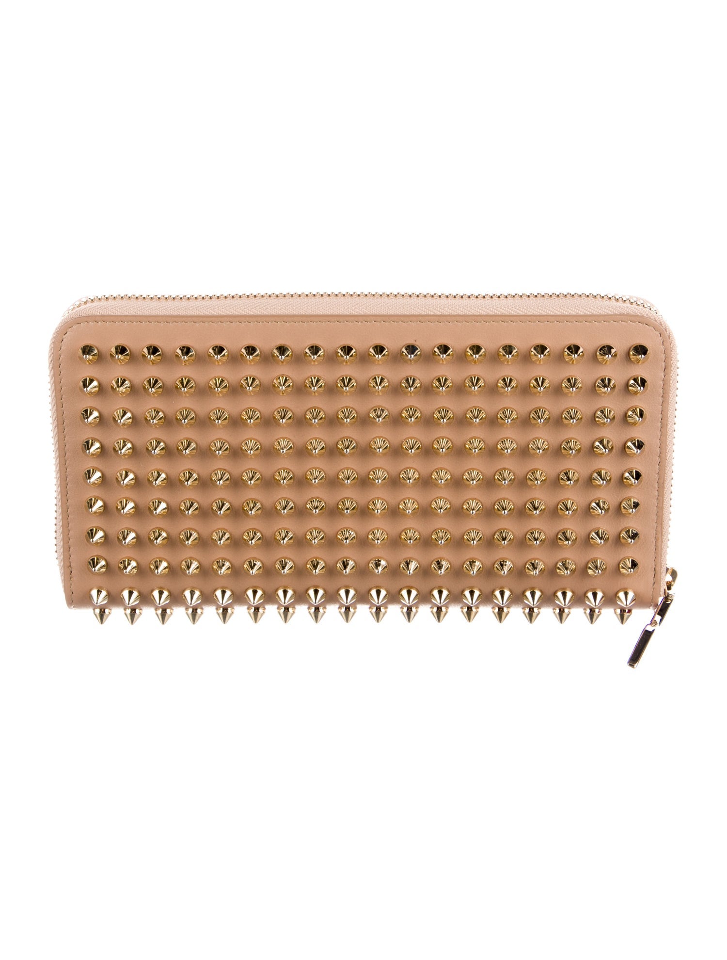Christian Louboutin Spike Accents Leather Wallet