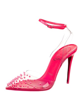 Christian Louboutin Studded Accents Slingback Pumps