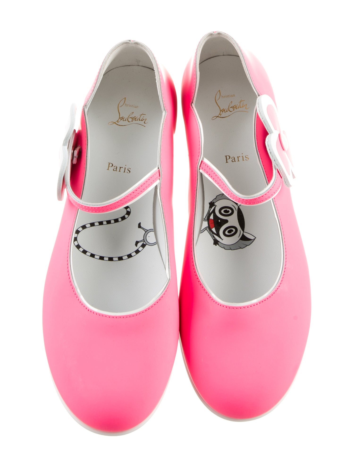 Christian Louboutin Girls' Floral Flats