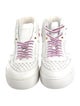 Christian Louboutin Leather Colorblock Pattern Sneakers