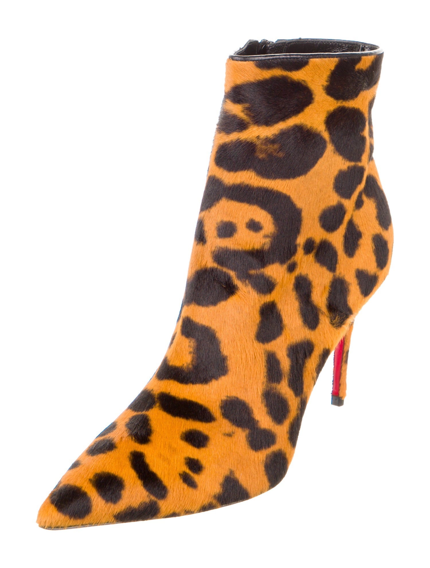 Christian Louboutin Ponyhair Animal Print Boots