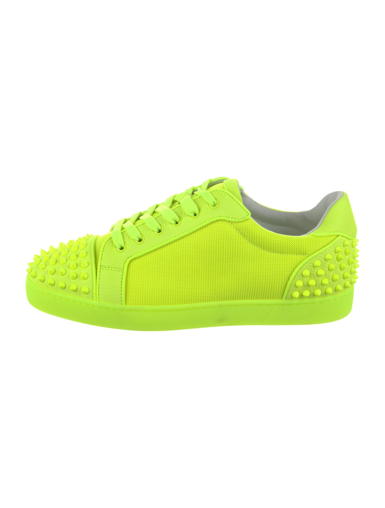 Christian Louboutin Canvas Studded Accents Sneakers