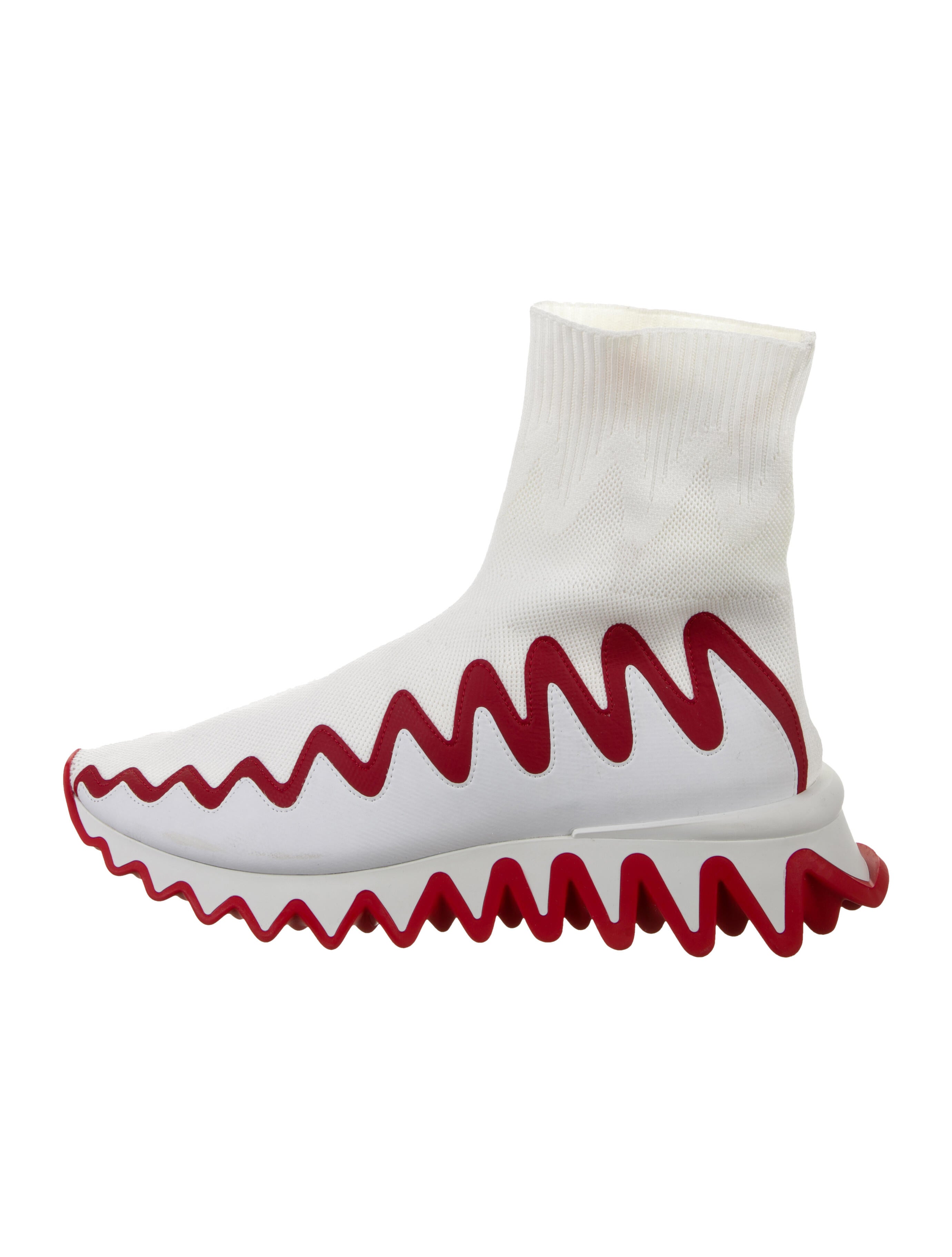 Christian Louboutin Printed Sock Sneakers