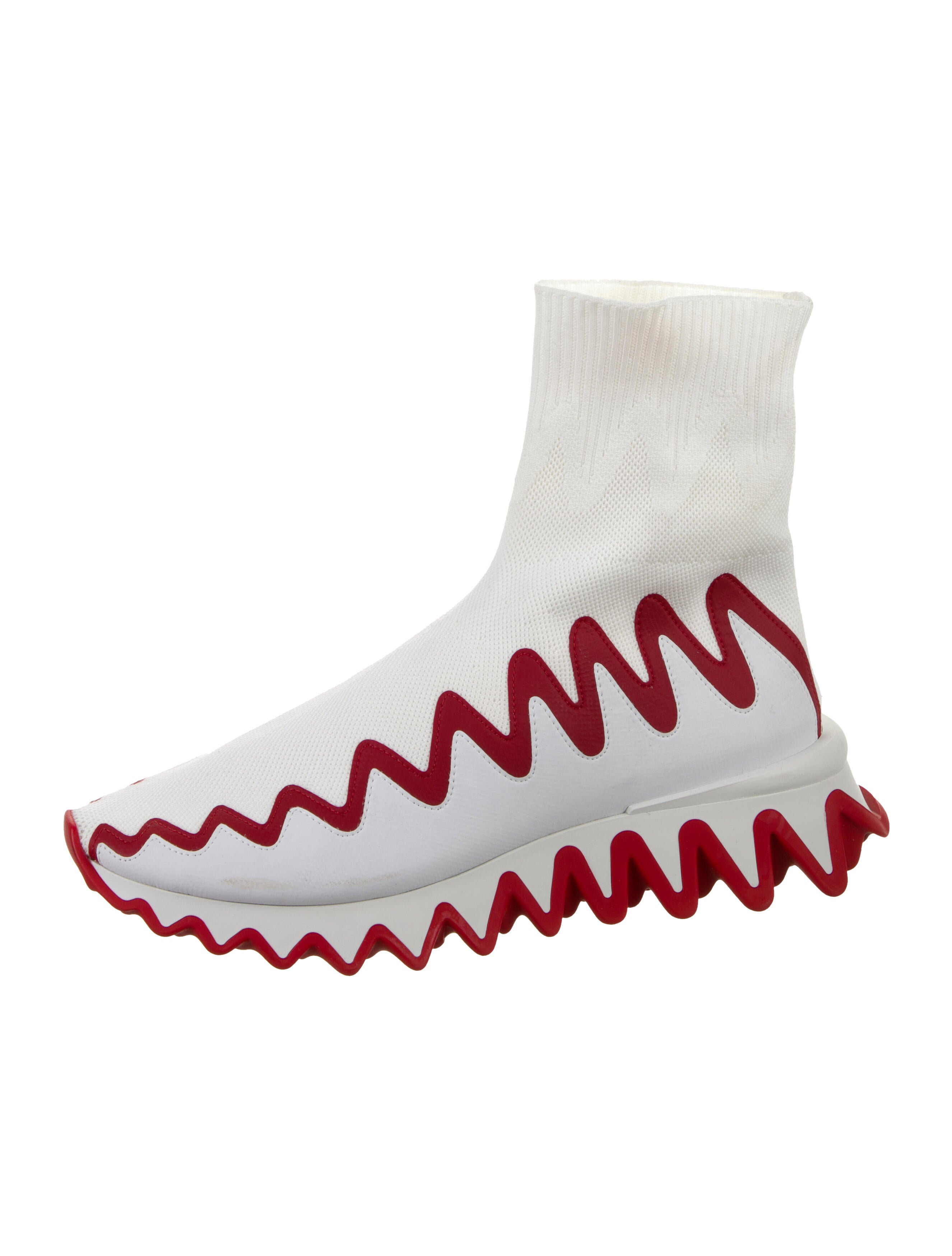 Christian Louboutin Printed Sock Sneakers