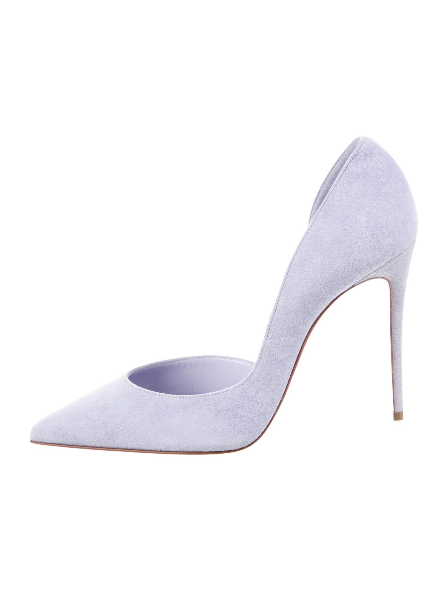 Christian Louboutin Suede D'Orsay Pumps