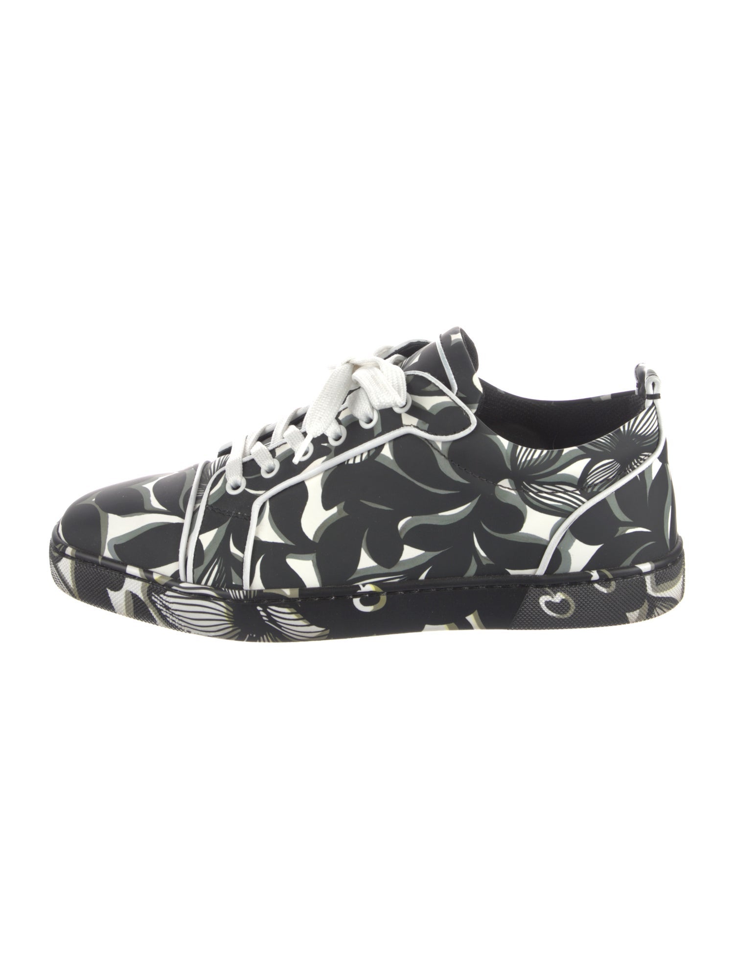Christian Louboutin Leather Printed Sneakers w/ Tags