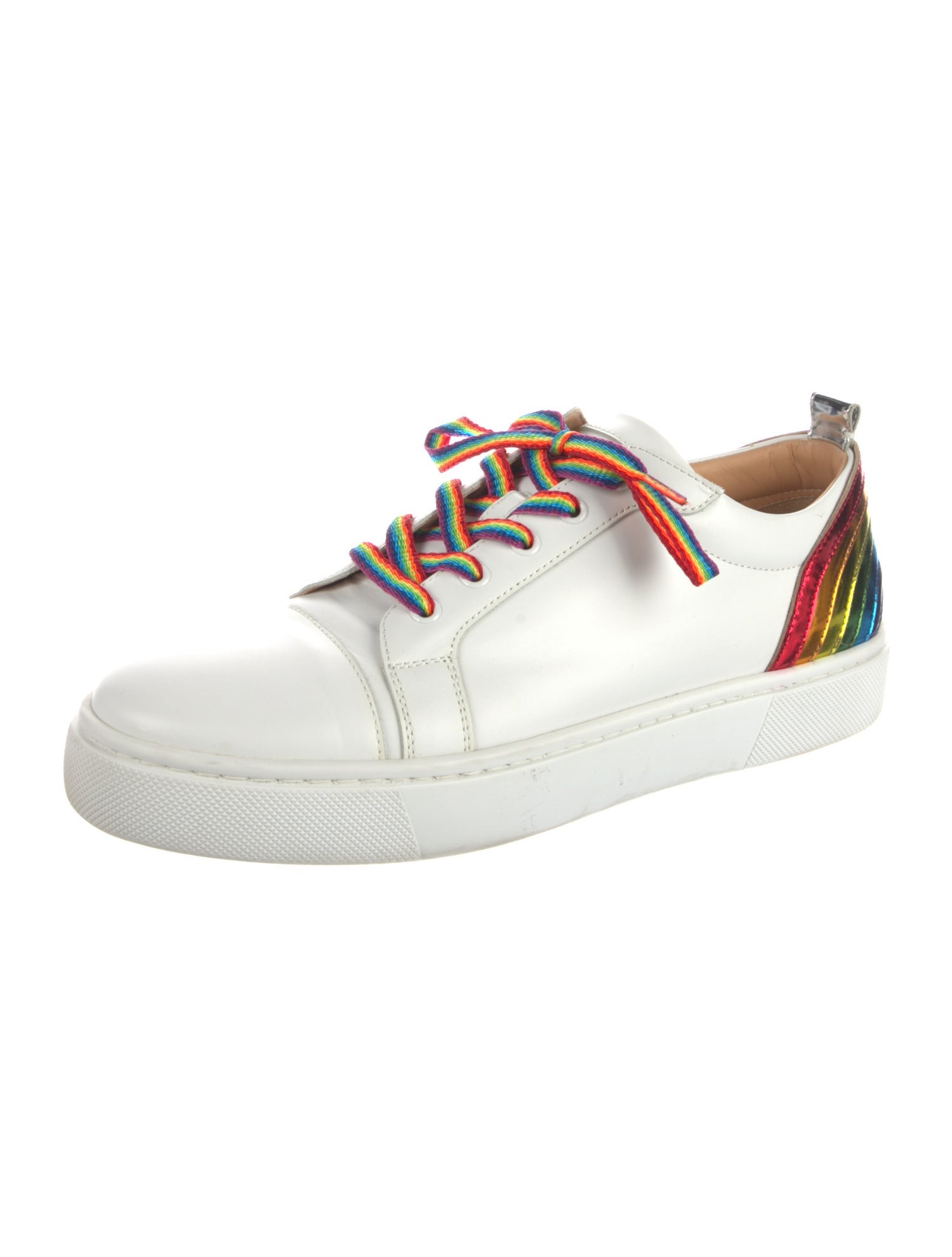 Christian Louboutin Leather Printed Sneakers