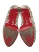 Christian Louboutin Python Animal Print Pumps