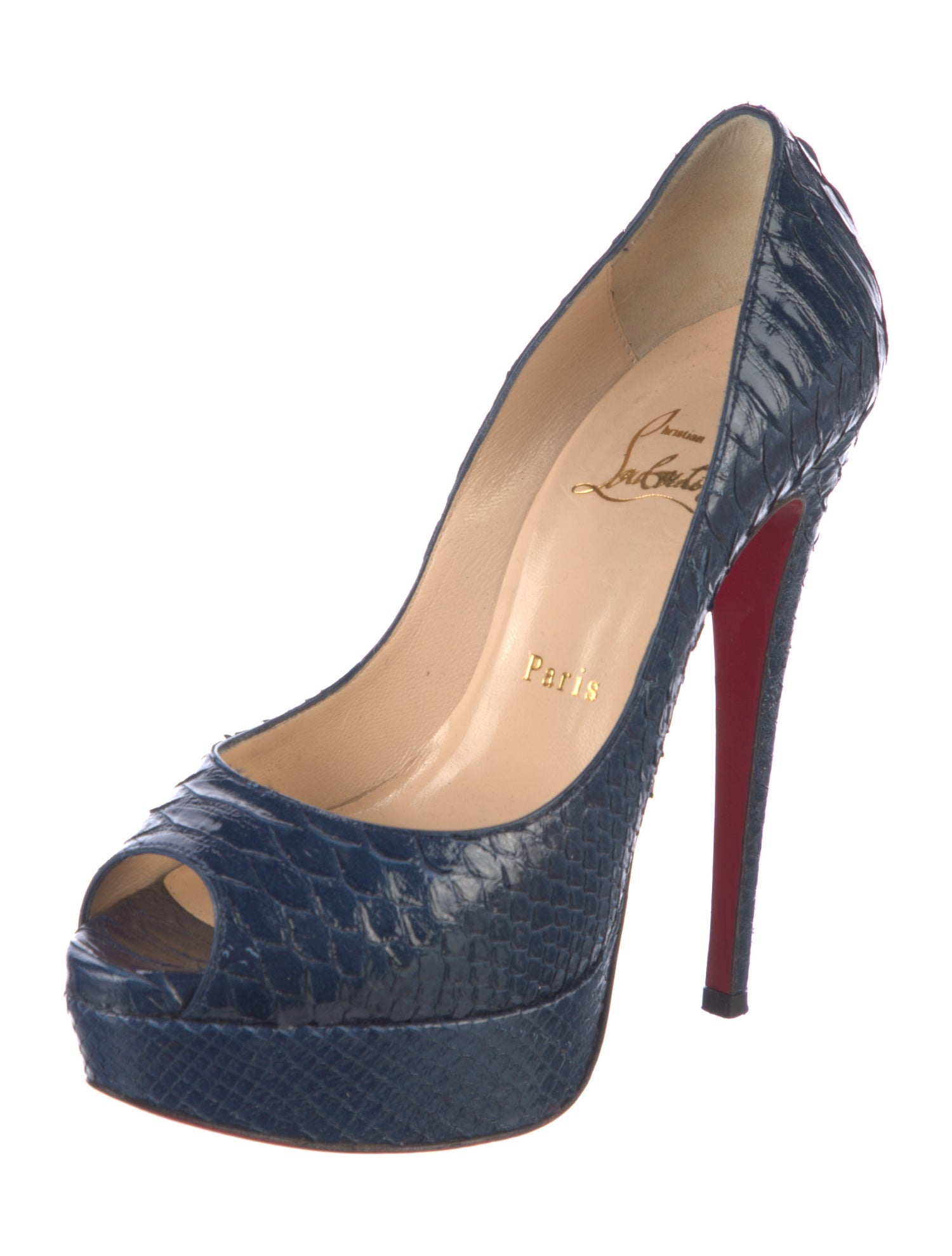 Christian Louboutin Snakeskin Pumps
