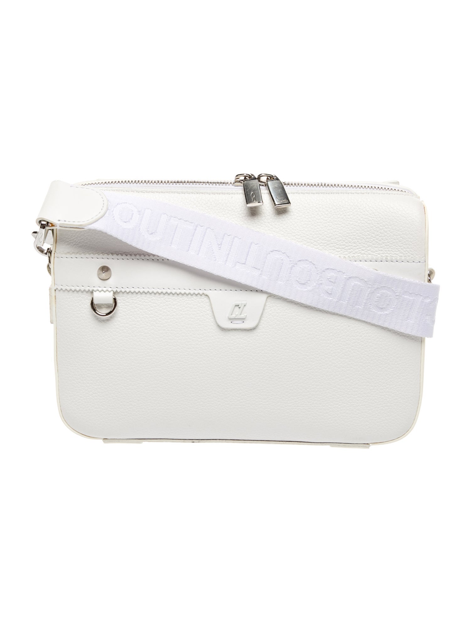 Christian Louboutin Leather Ruisbuddy Messenger Bag