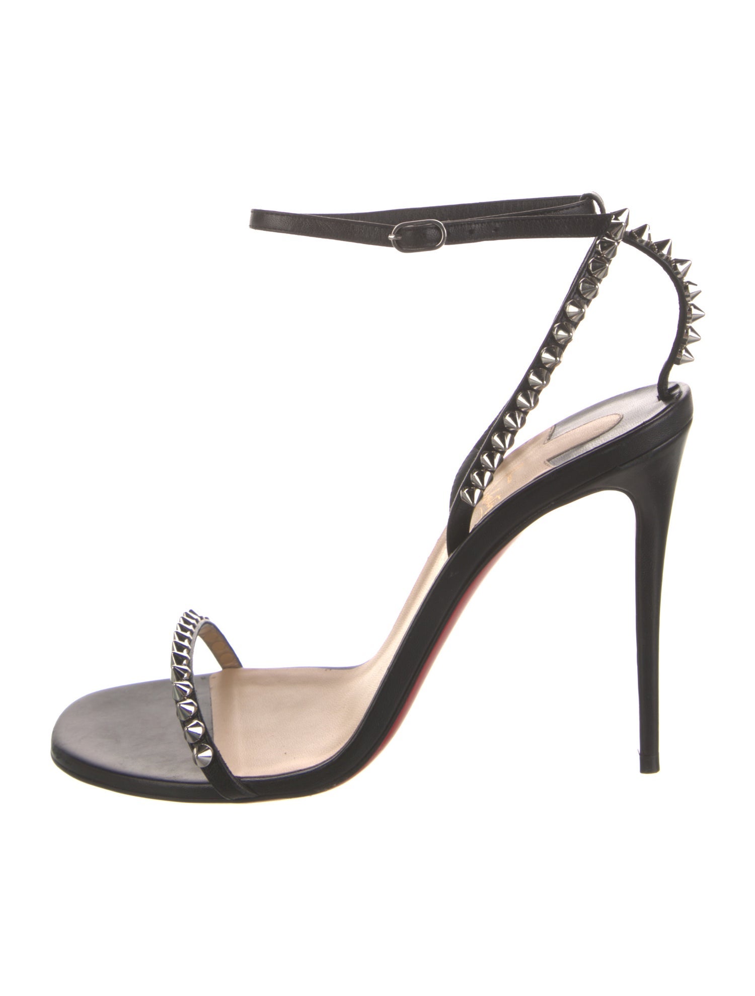 Christian Louboutin So Me 100 Kid Spike Accents Sandals