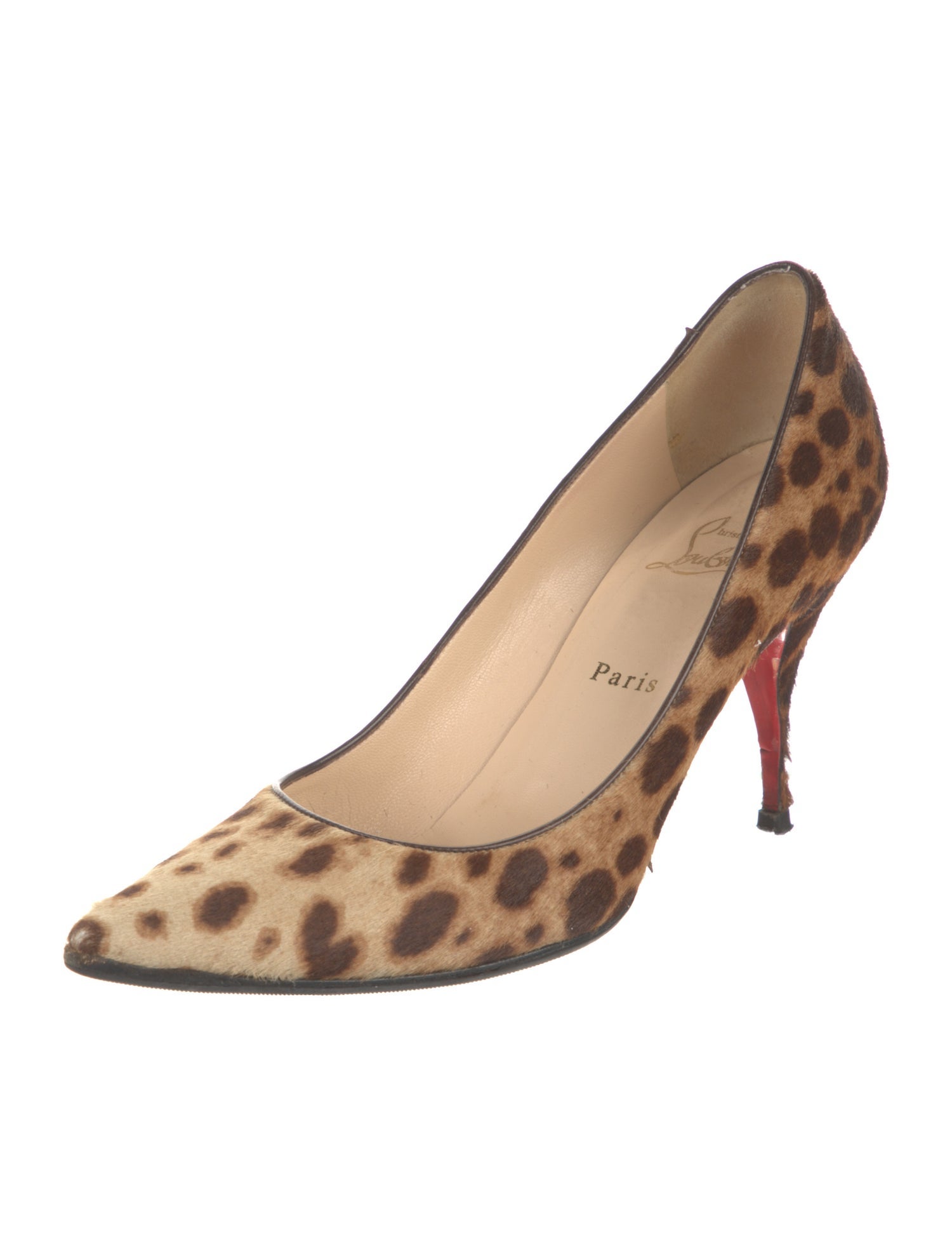 Christian Louboutin Ponyhair Animal Print Pumps