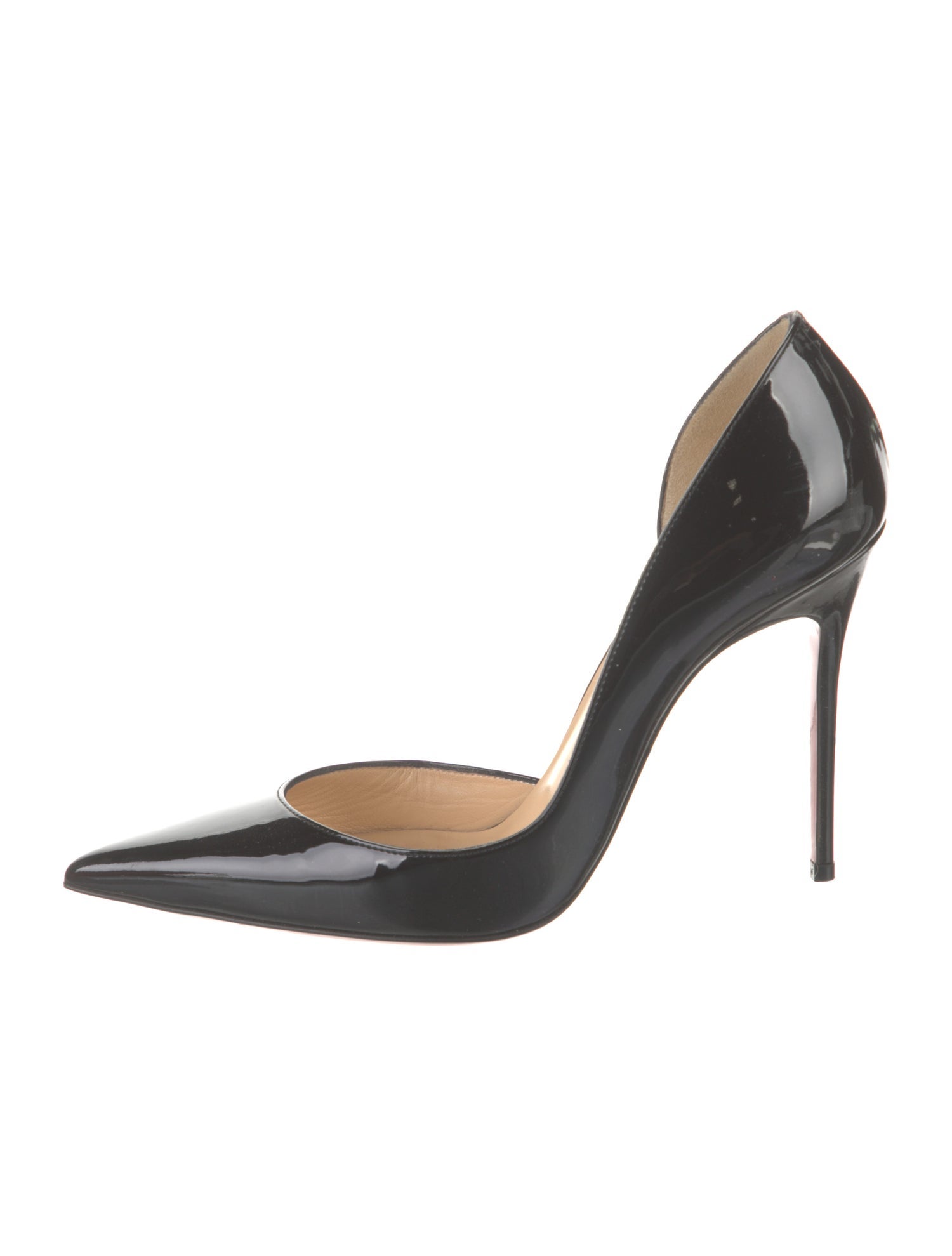 Christian Louboutin Patent Leather D'Orsay Pumps