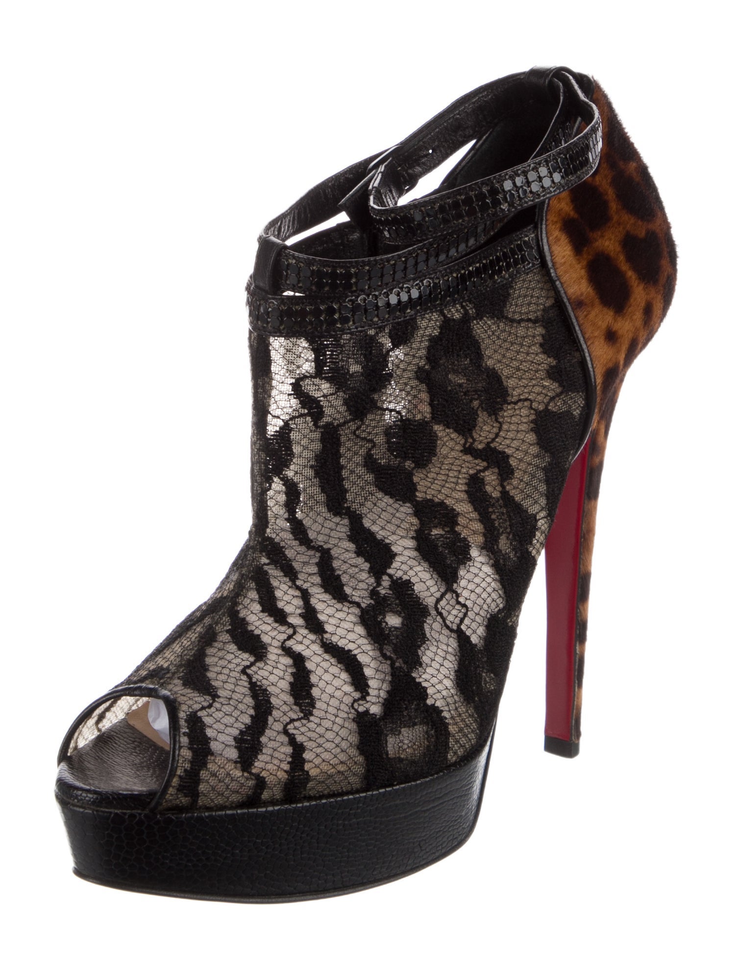 Christian Louboutin Ponyhair Animal Print Pumps
