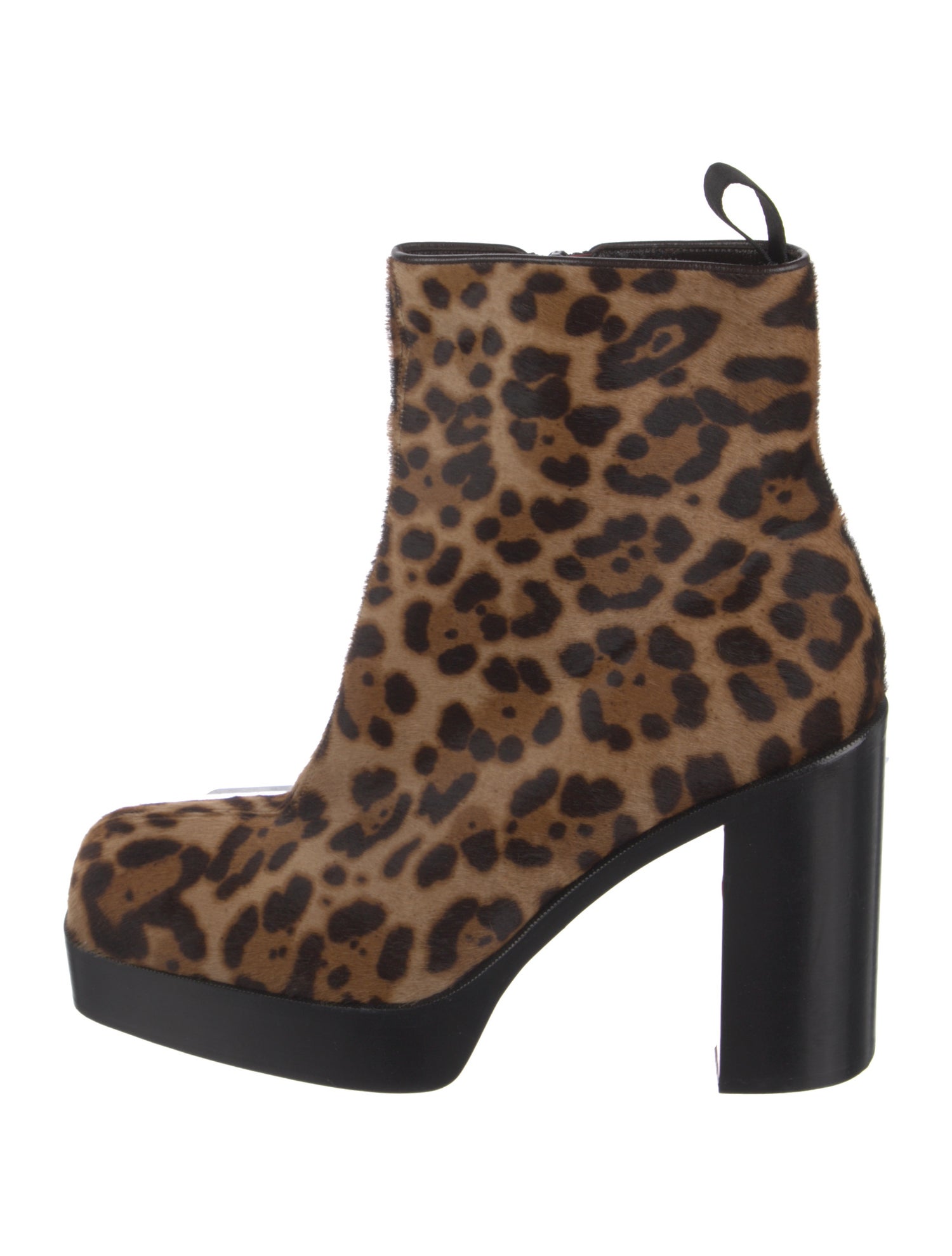 Christian Louboutin Ponyhair Animal Print Boots