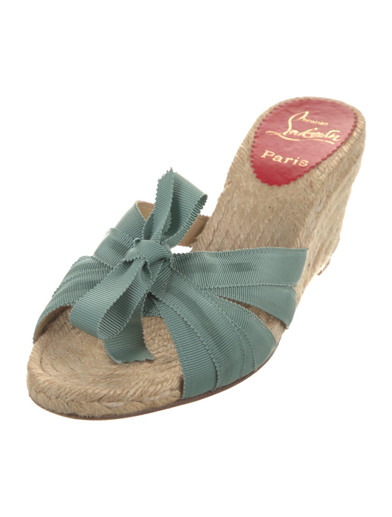 Christian Louboutin Bow Accents Espadrilles