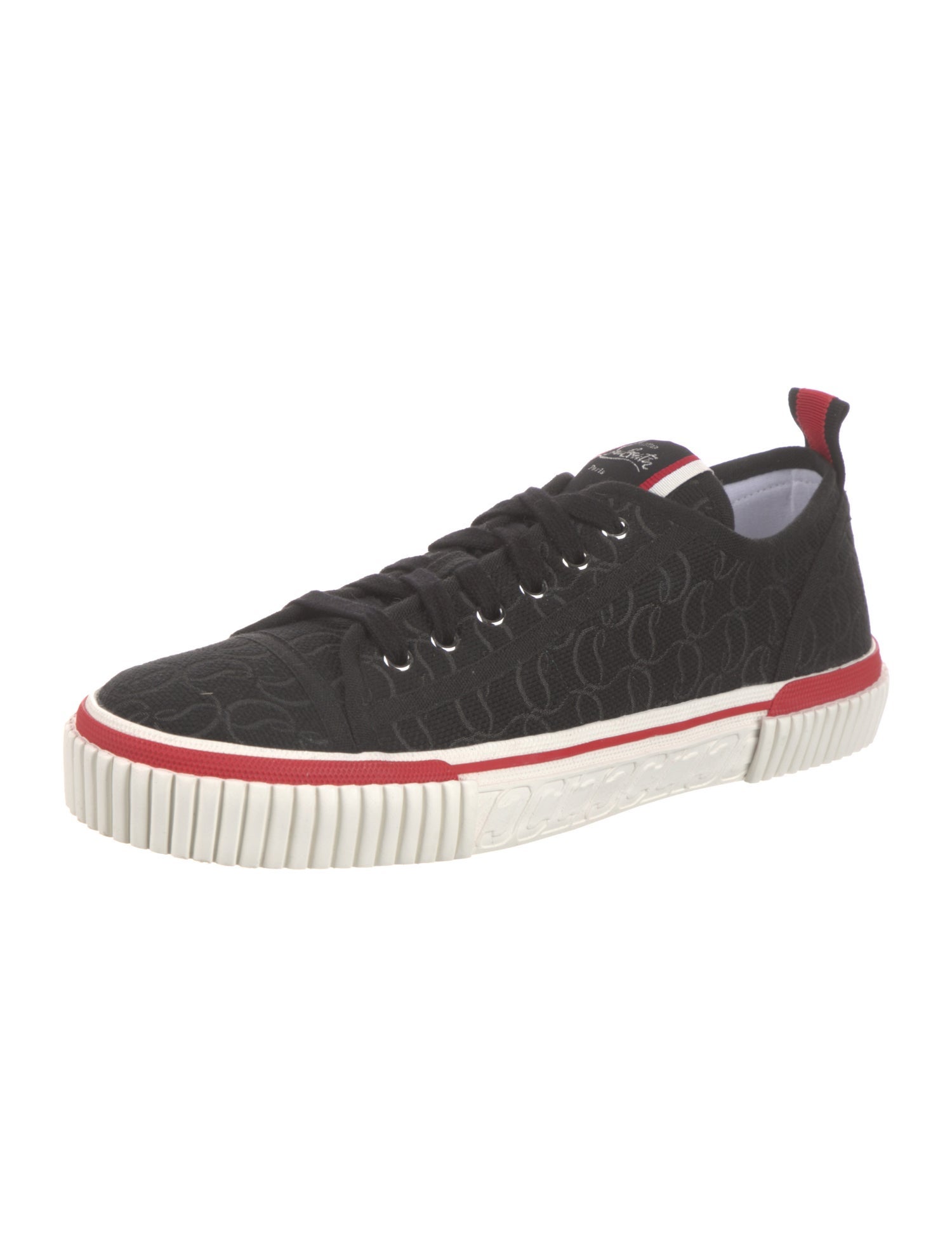 Christian Louboutin Canvas Printed Sneakers