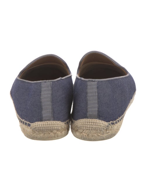 Christian Louboutin Denim Embroidered Accent Espadrilles