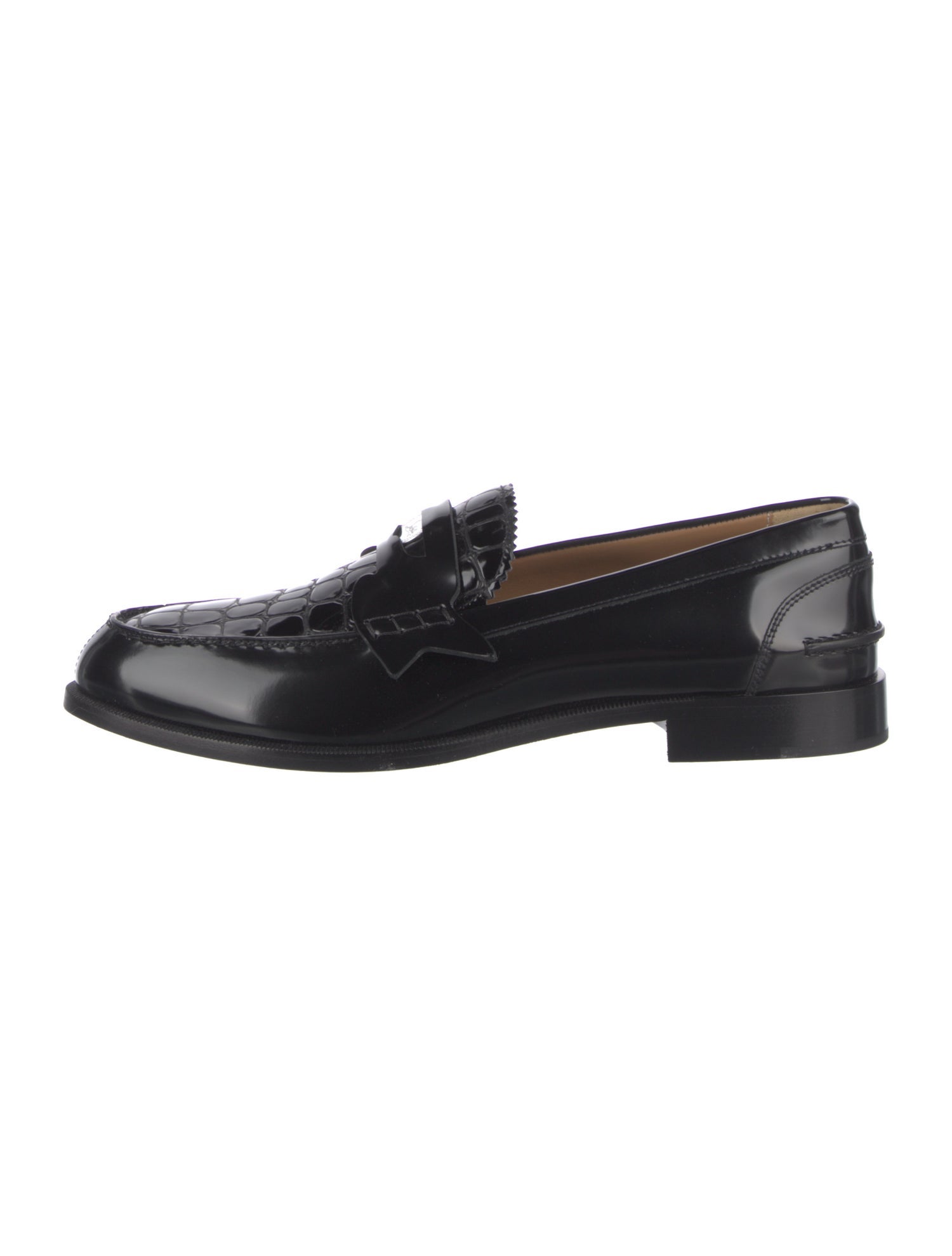 Christian Louboutin Patent Leather Dress Loafers