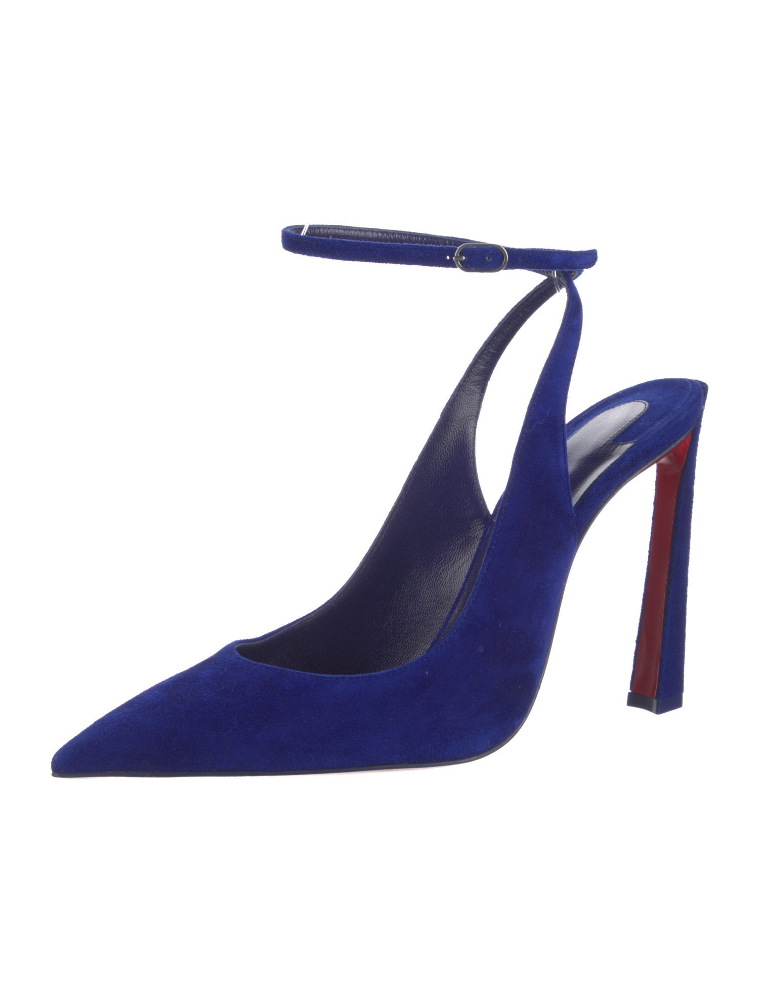 Christian Louboutin Suede Slingback Pumps