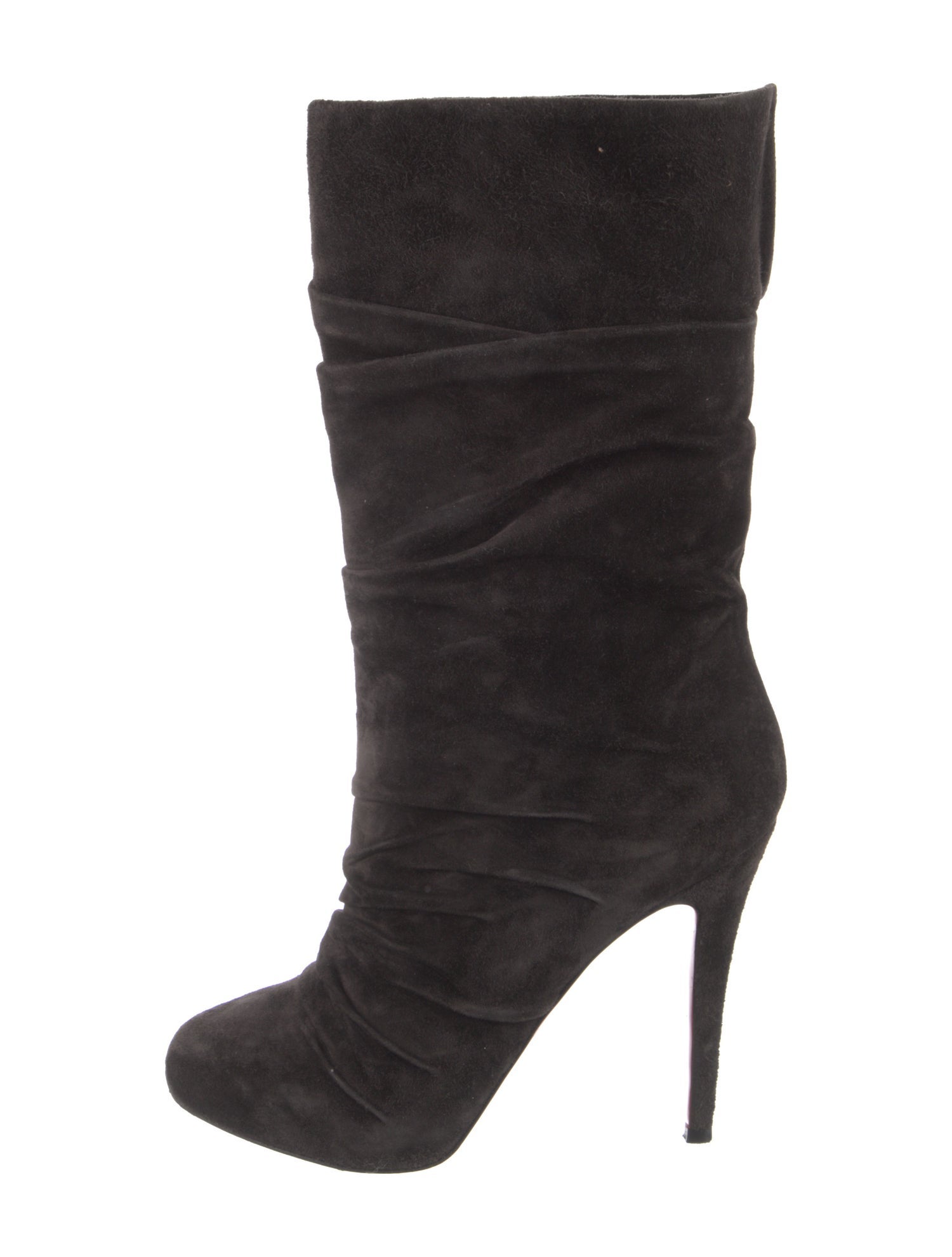 Christian Louboutin Suede Slouch Boots