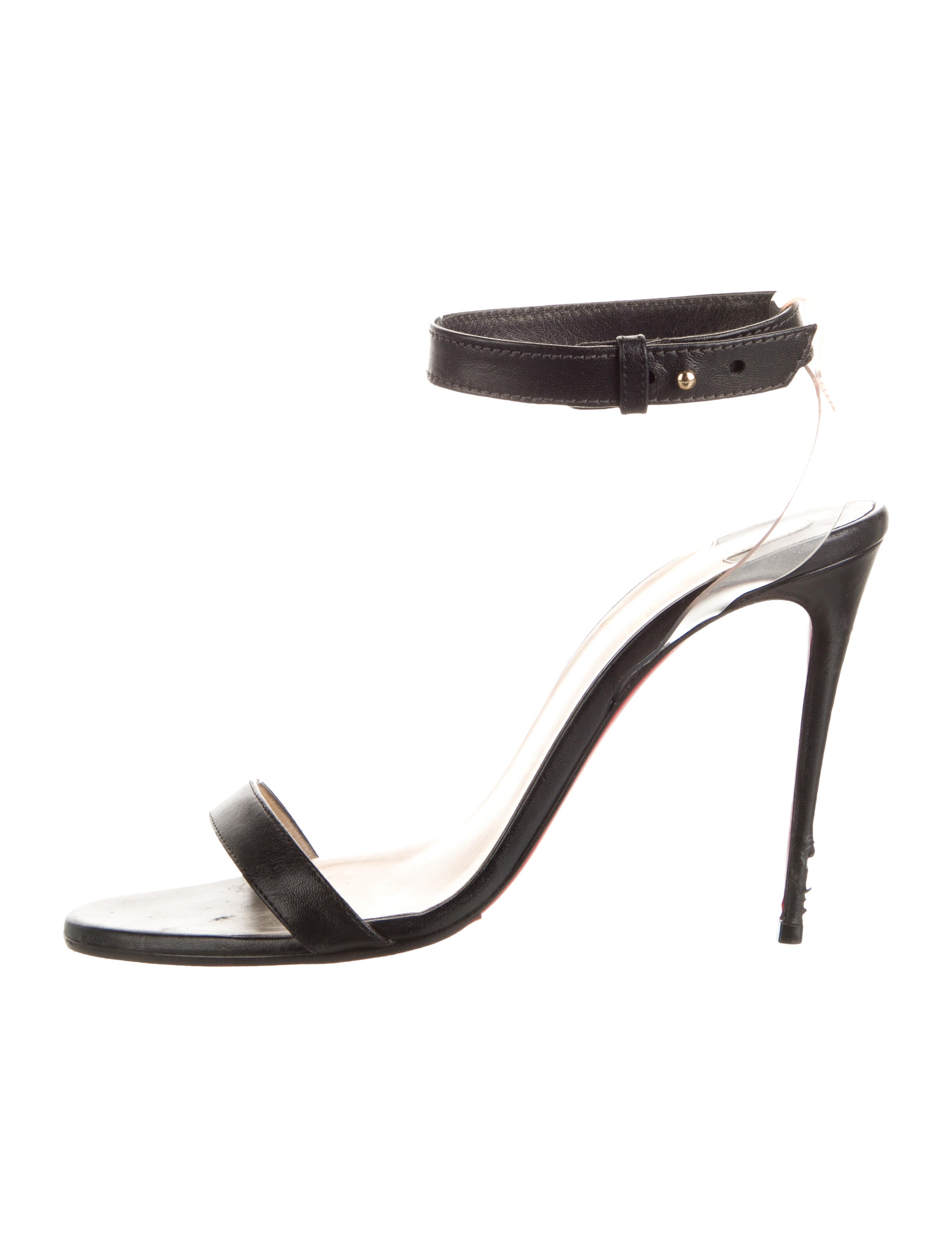 Christian Louboutin Jonatina 100 Leather Sandals