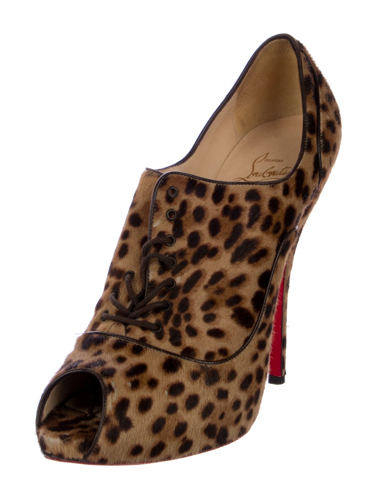 Christian Louboutin Ponyhair Animal Print Pumps