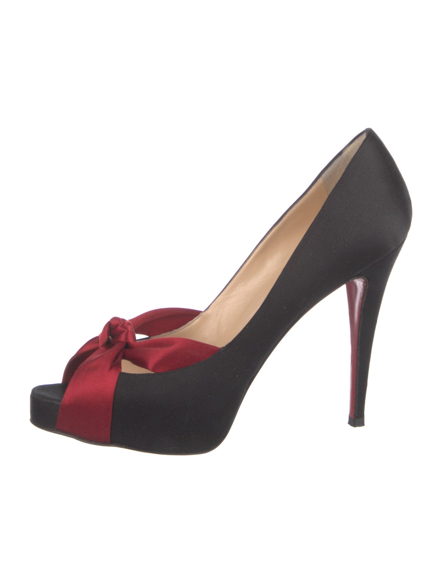 Christian Louboutin Mouskito 120 Satin Sandals