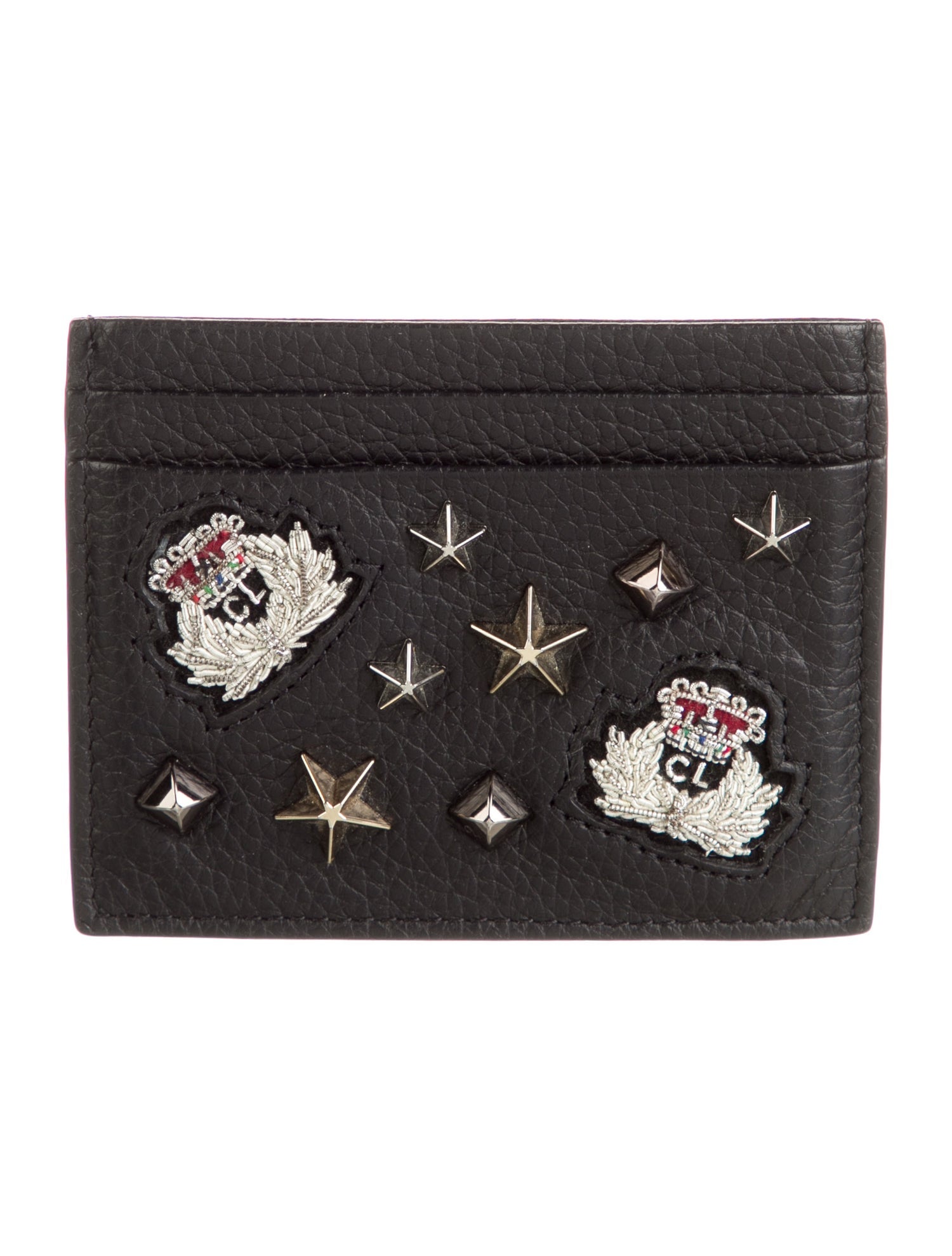 Christian Louboutin Leather Printed Card Holder