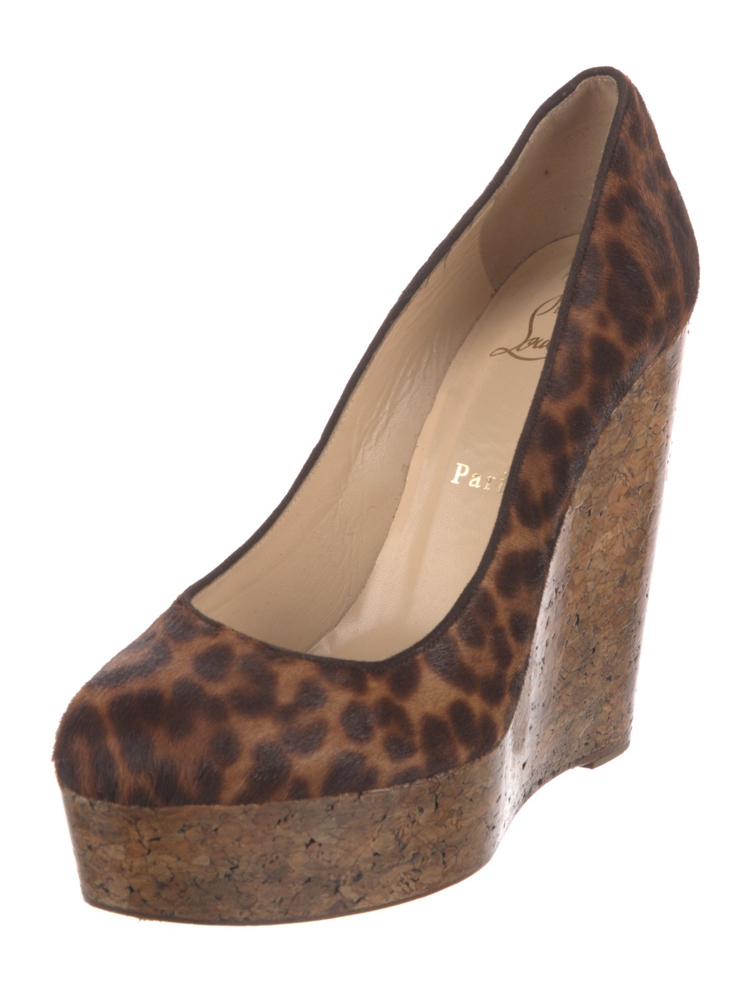 Christian Louboutin Ponyhair Animal Print Pumps
