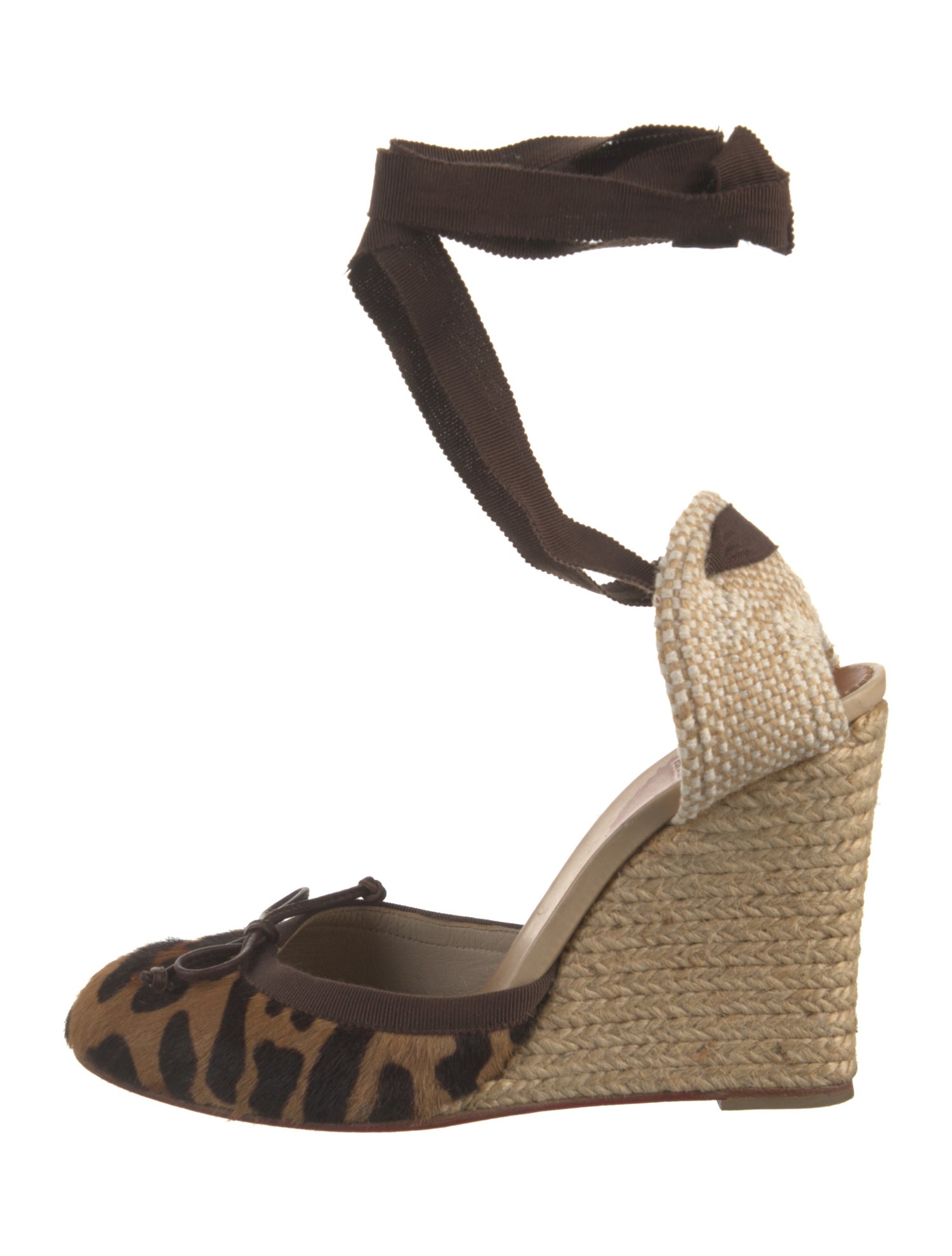 Christian Louboutin Ponyhair Animal Print D'Orsay Pumps