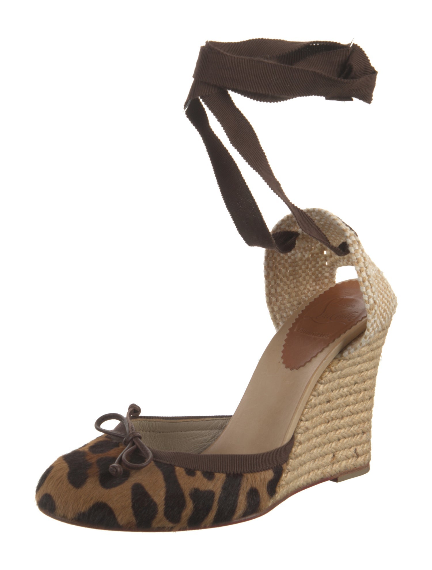 Christian Louboutin Ponyhair Animal Print D'Orsay Pumps