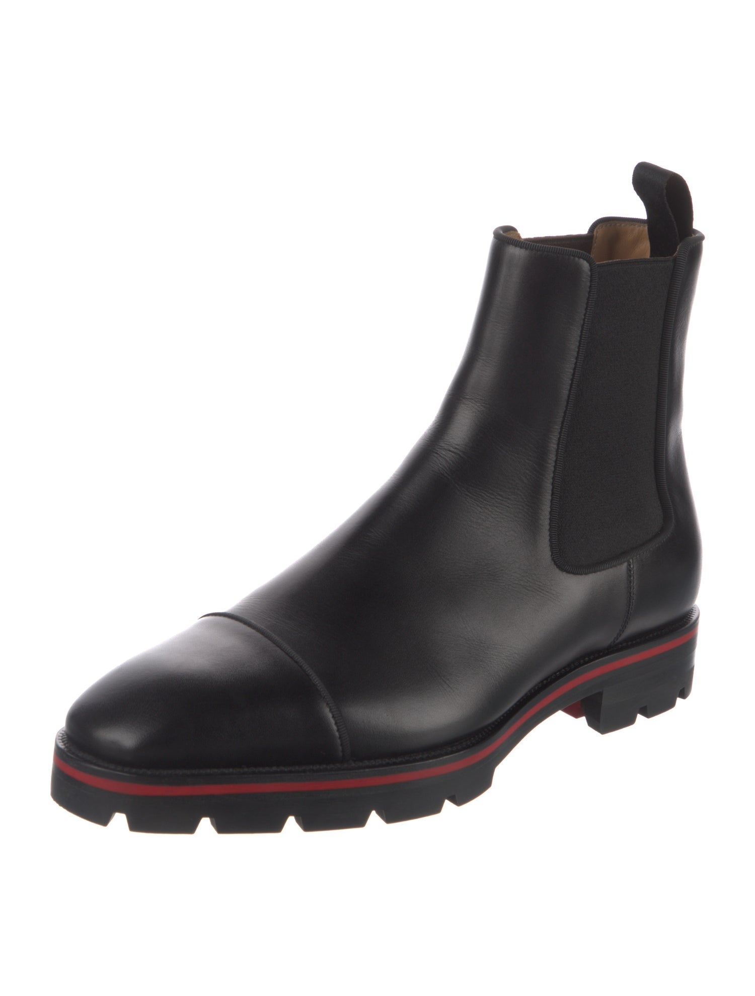Christian Louboutin Leather Chelsea Boots