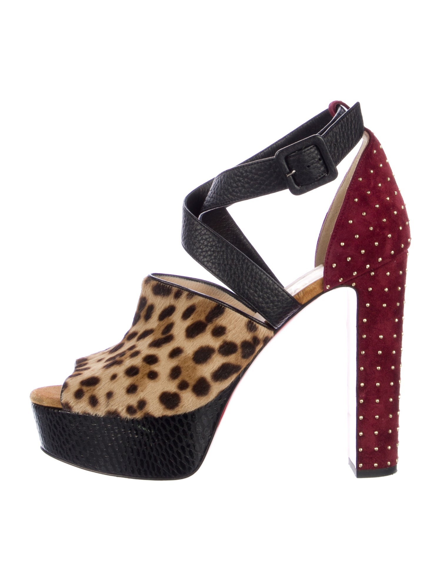 Christian Louboutin Ponyhair Animal Print Pumps