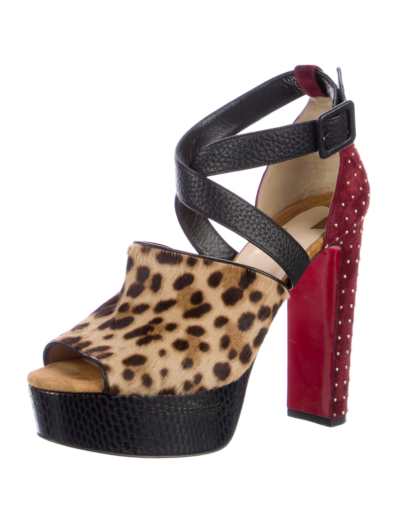 Christian Louboutin Ponyhair Animal Print Pumps