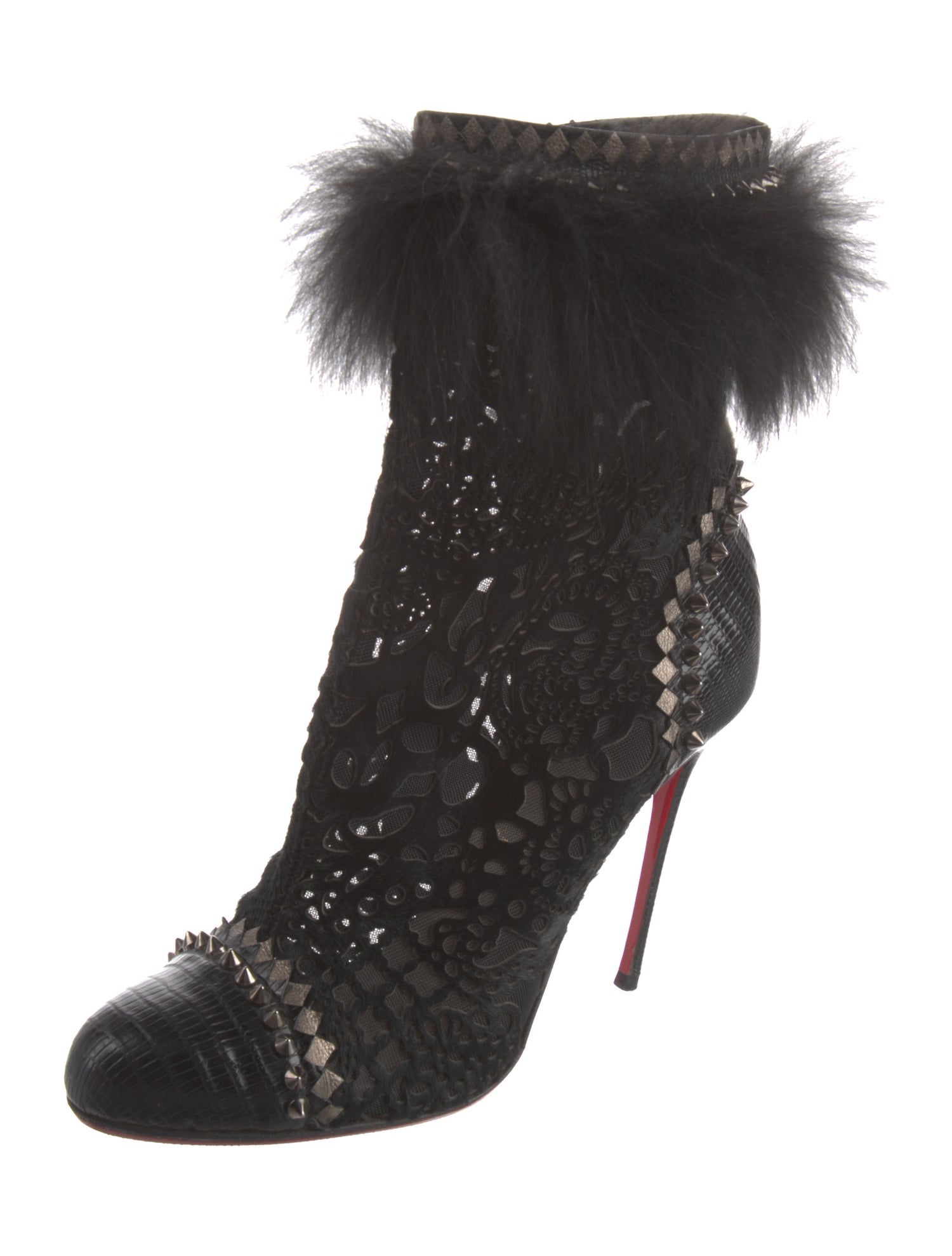 Christian Louboutin Mesh Boots