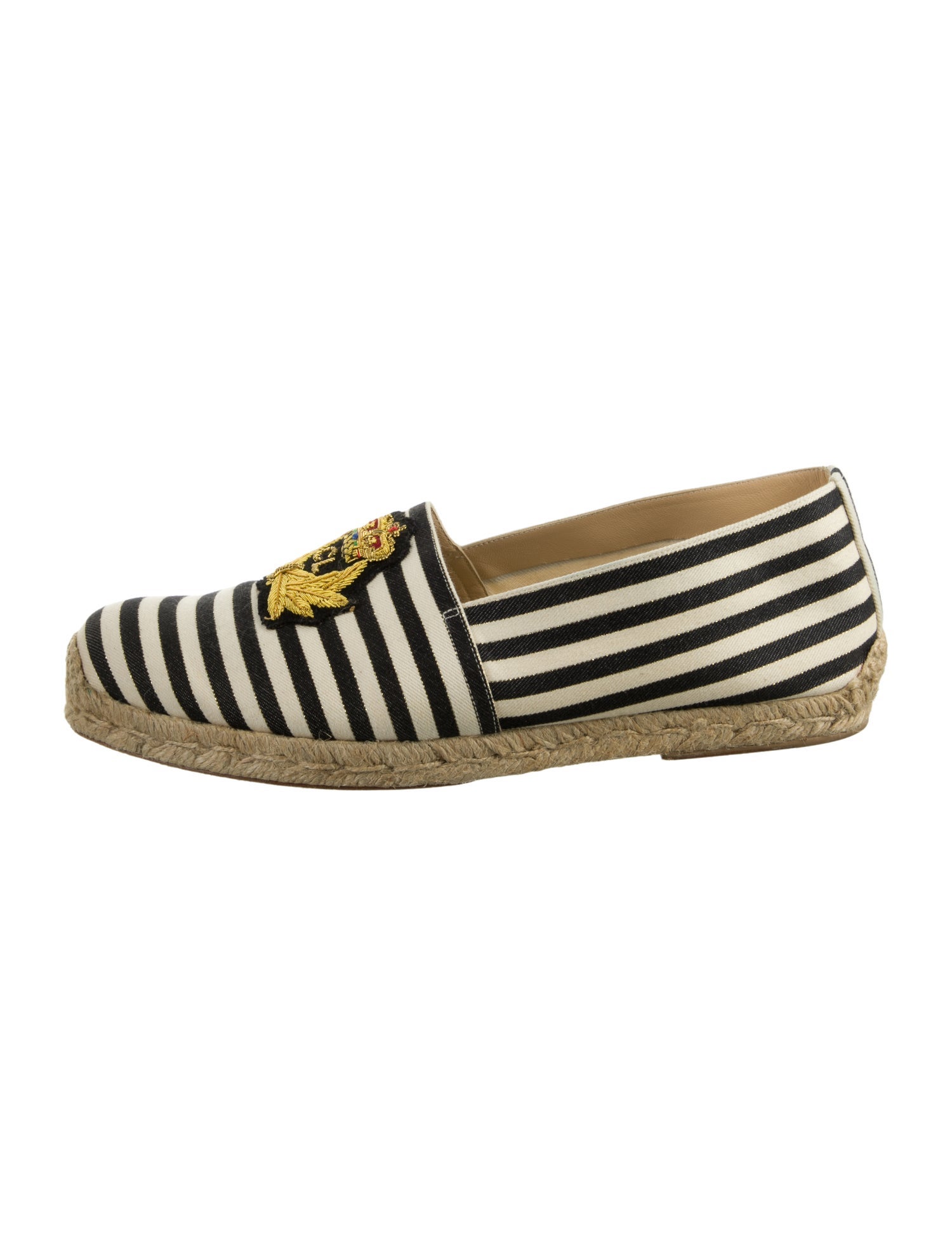 Christian Louboutin Canvas Striped Espadrilles