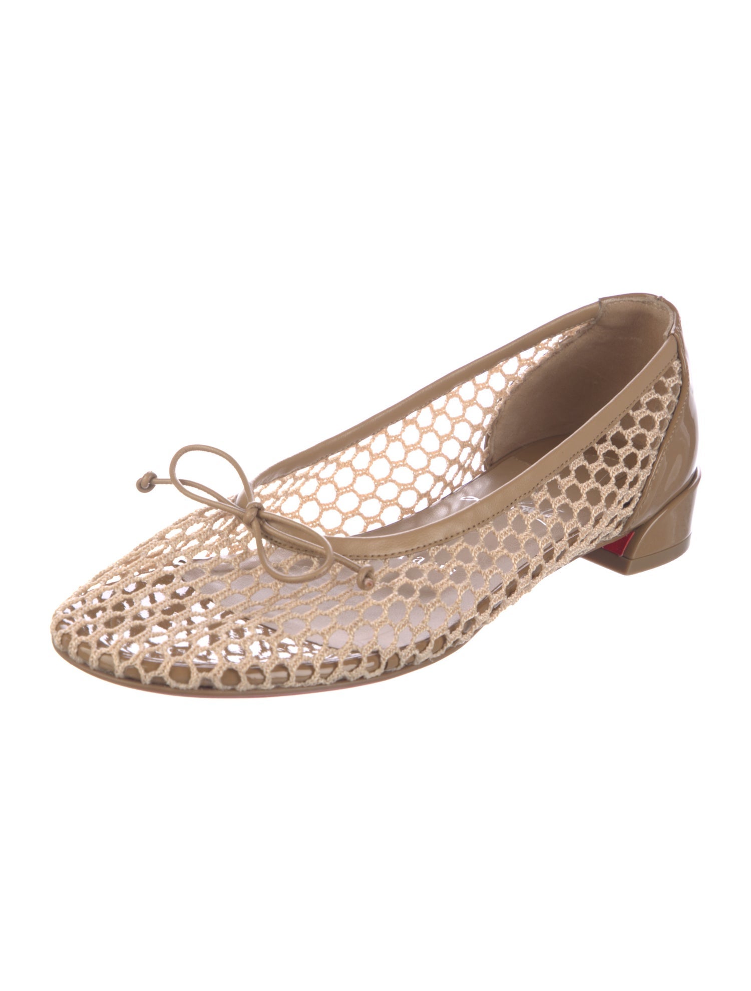 Christian Louboutin Mesh Ballet Flats