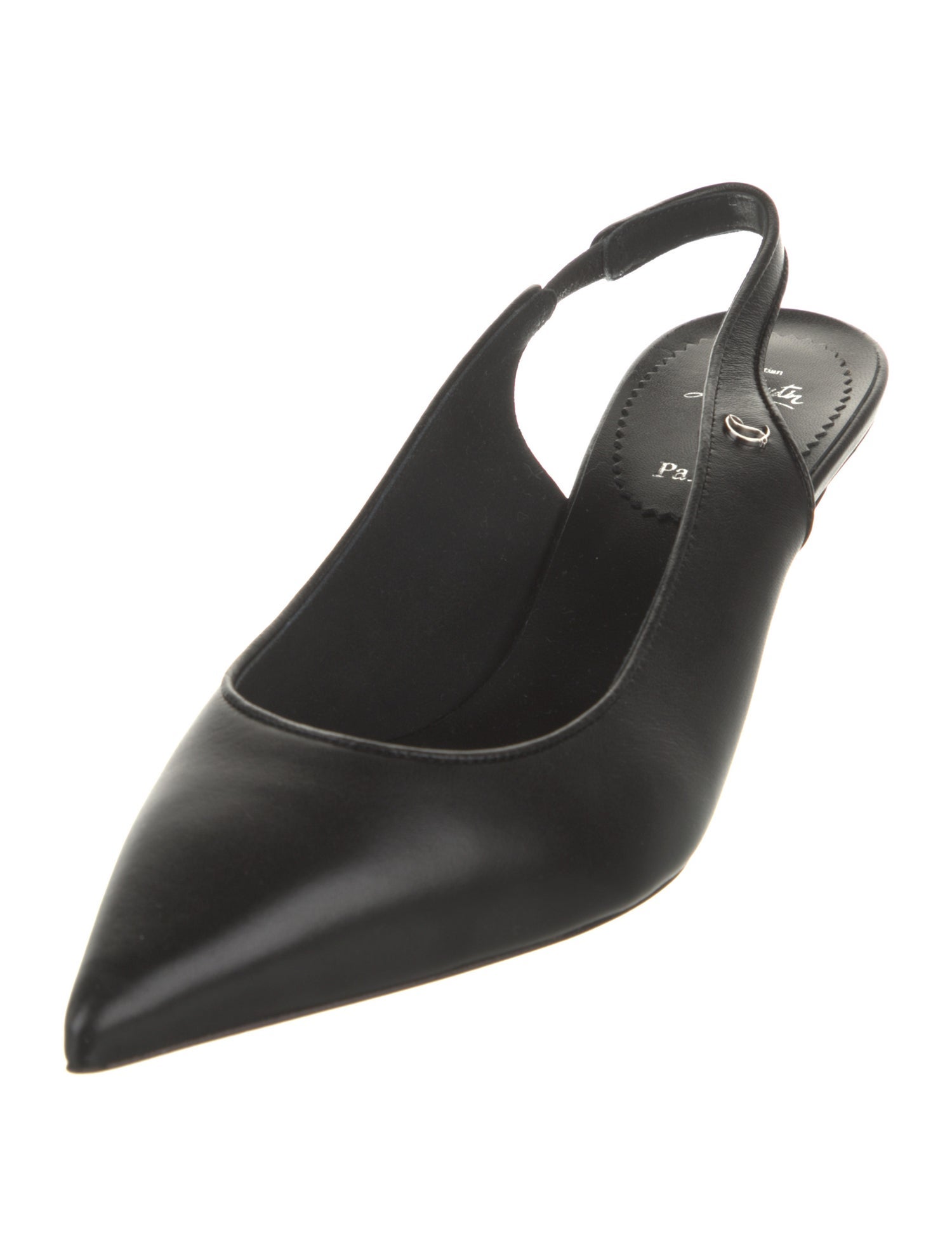 Christian Louboutin Leather Slingback Pumps
