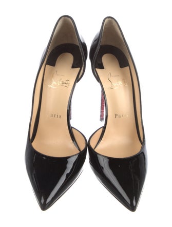 Christian Louboutin Patent Leather D'Orsay Pumps