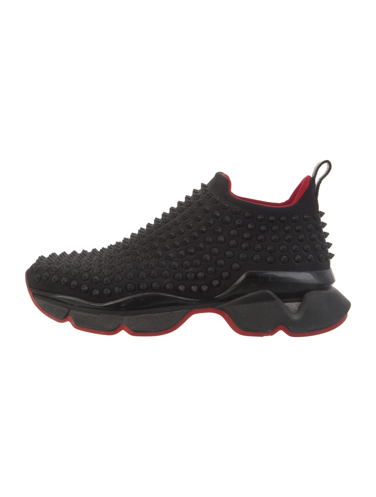 Christian Louboutin Spike Accents Studded Accents Sock Sneakers