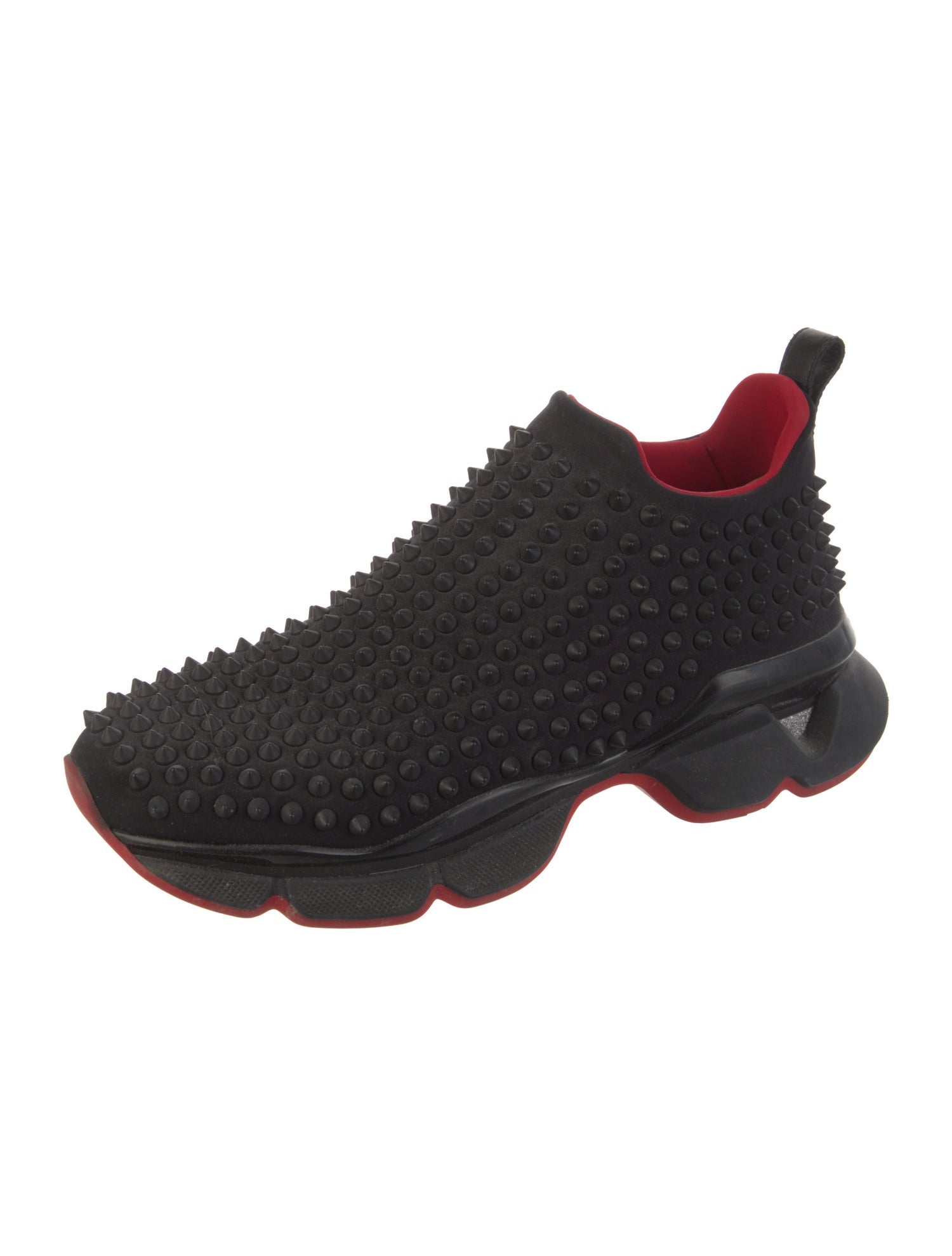 Christian Louboutin Spike Accents Studded Accents Sock Sneakers