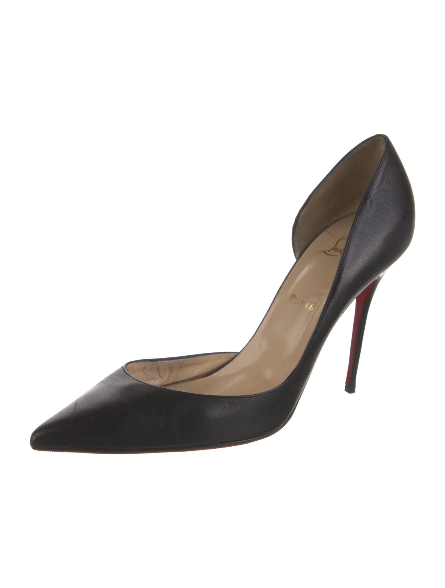 Christian Louboutin Leather D'Orsay Pumps