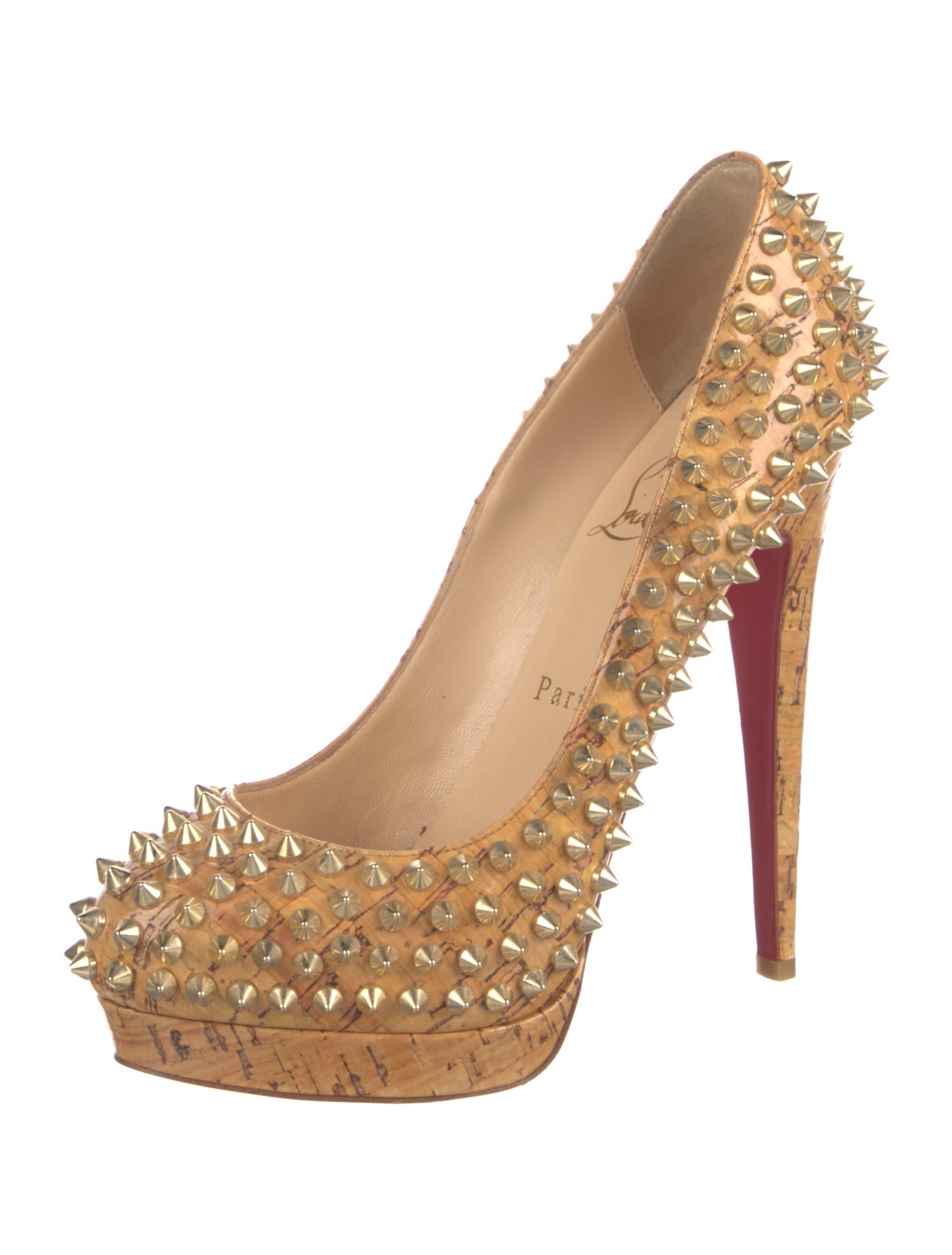 Christian Louboutin Spike Accents Studded Accents Pumps