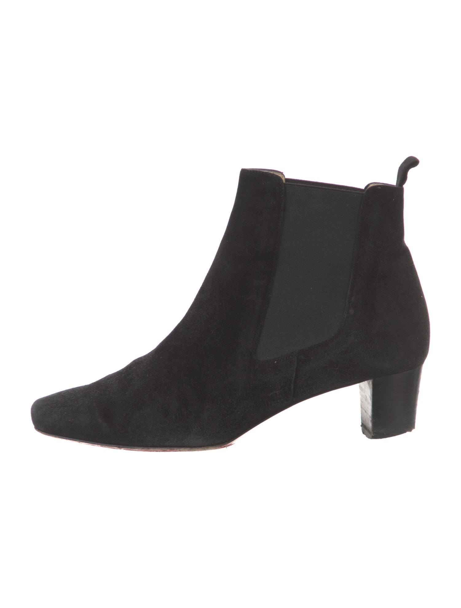 Christian Louboutin Spike Accents Suede Chelsea Boots