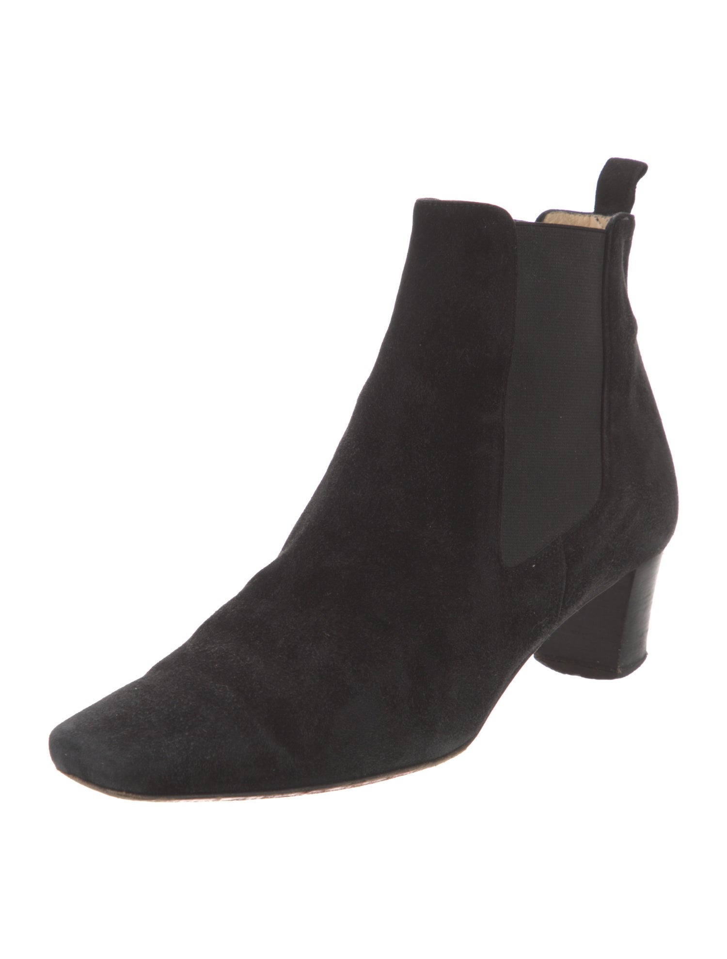 Christian Louboutin Spike Accents Suede Chelsea Boots