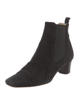 Christian Louboutin Spike Accents Suede Chelsea Boots