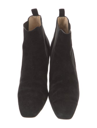 Christian Louboutin Spike Accents Suede Chelsea Boots