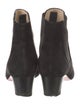 Christian Louboutin Spike Accents Suede Chelsea Boots