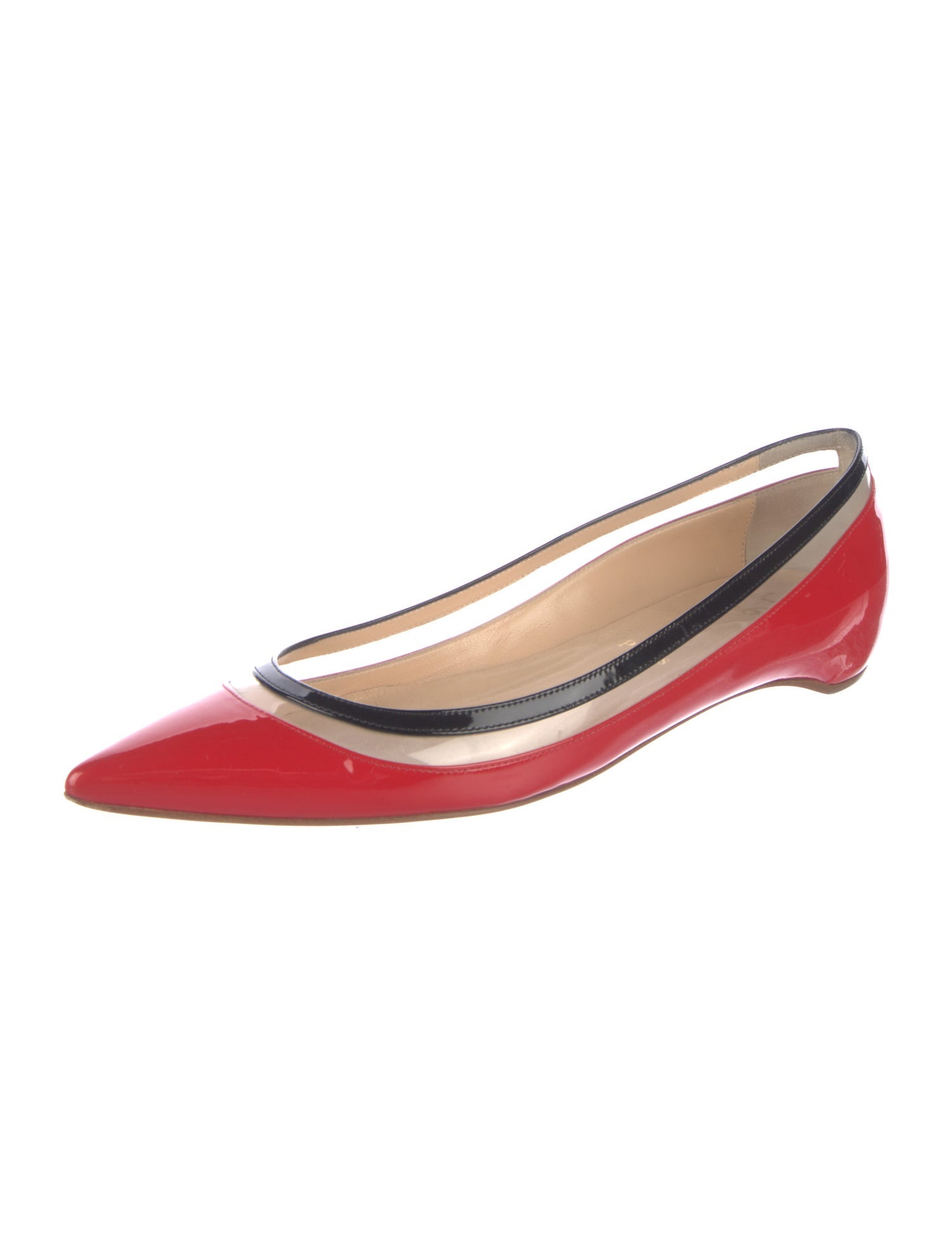 Christian Louboutin Patent Leather Ballet Flats